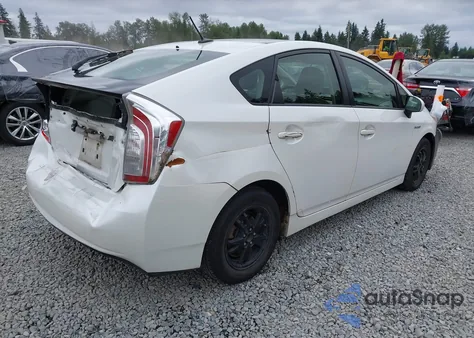 2012 Toyota Prius Three from USA, damaged, VIN JTDKN3DU7C5525251